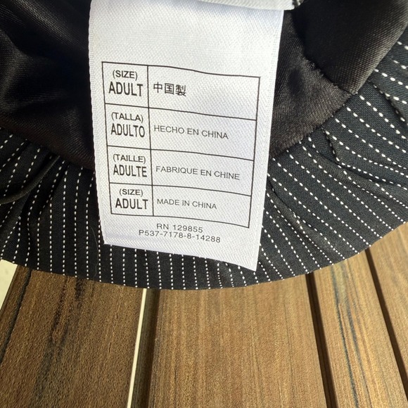 Disney Parks Nightmare Before Christmas Jack Skellington Mini Top Hat Pinstripe main image 3